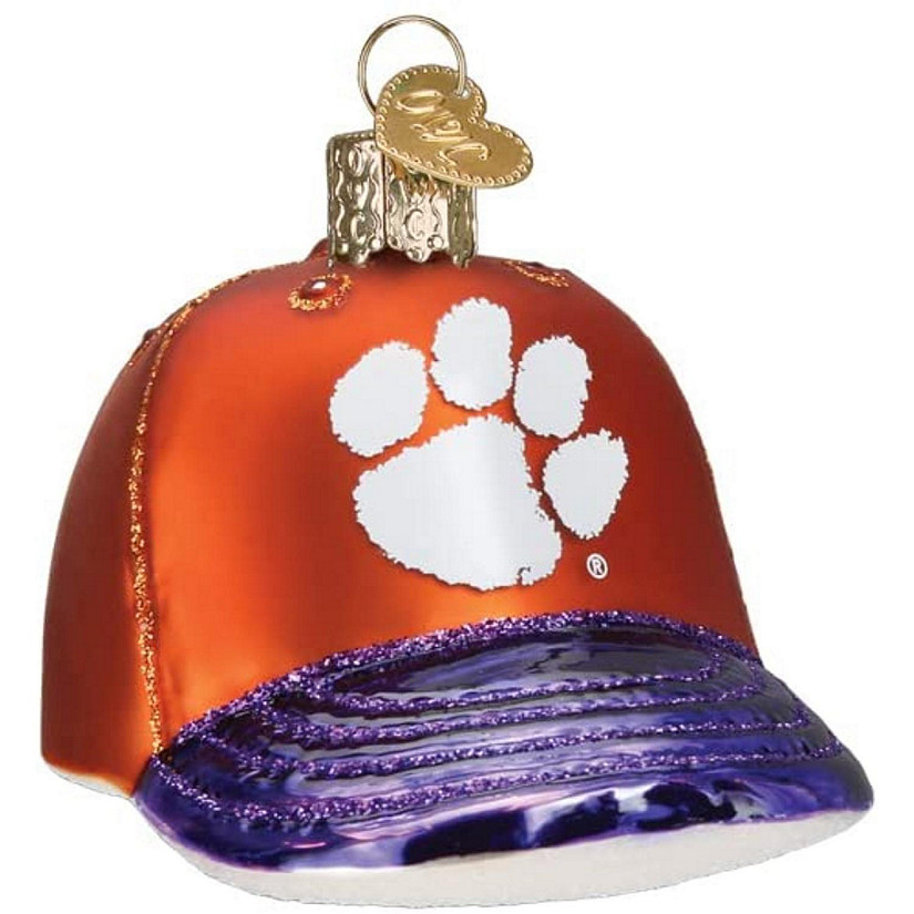 Old World Christmas Hanging Glass Tree Ornament, Clemson Baseball Cap