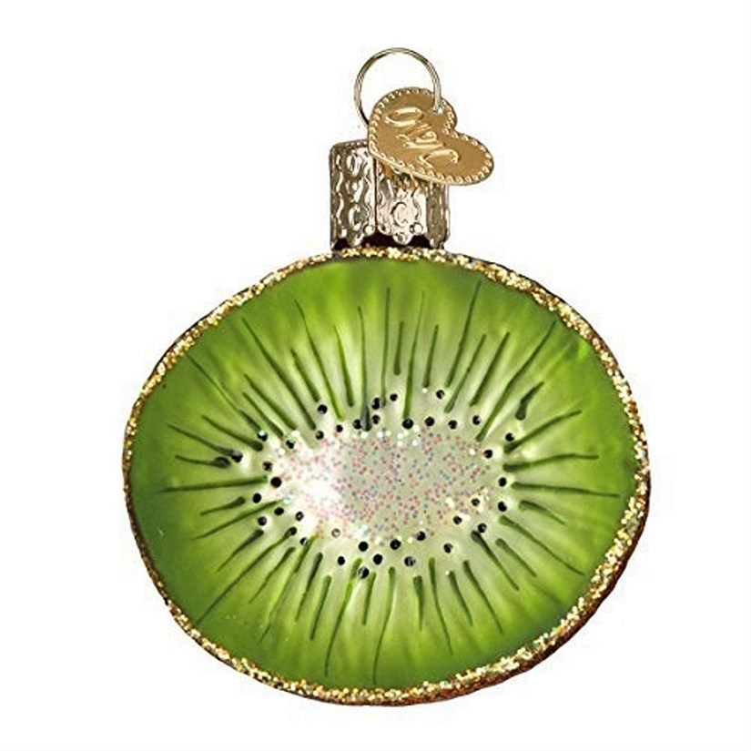 Old World Christmas Kiwi Glass Blown Ornament Image