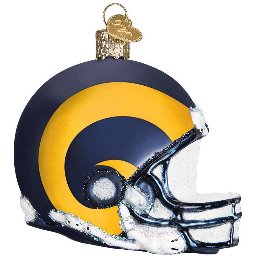 Old World Christmas Los Angeles Rams Helmet Ornament For Christmas Tree Image