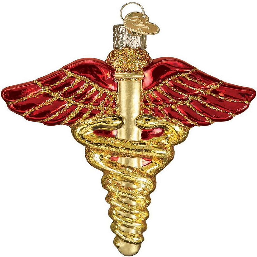 Caring Doctor with Stethoscope Blown Glass Ball Christmas Ornament 3.2