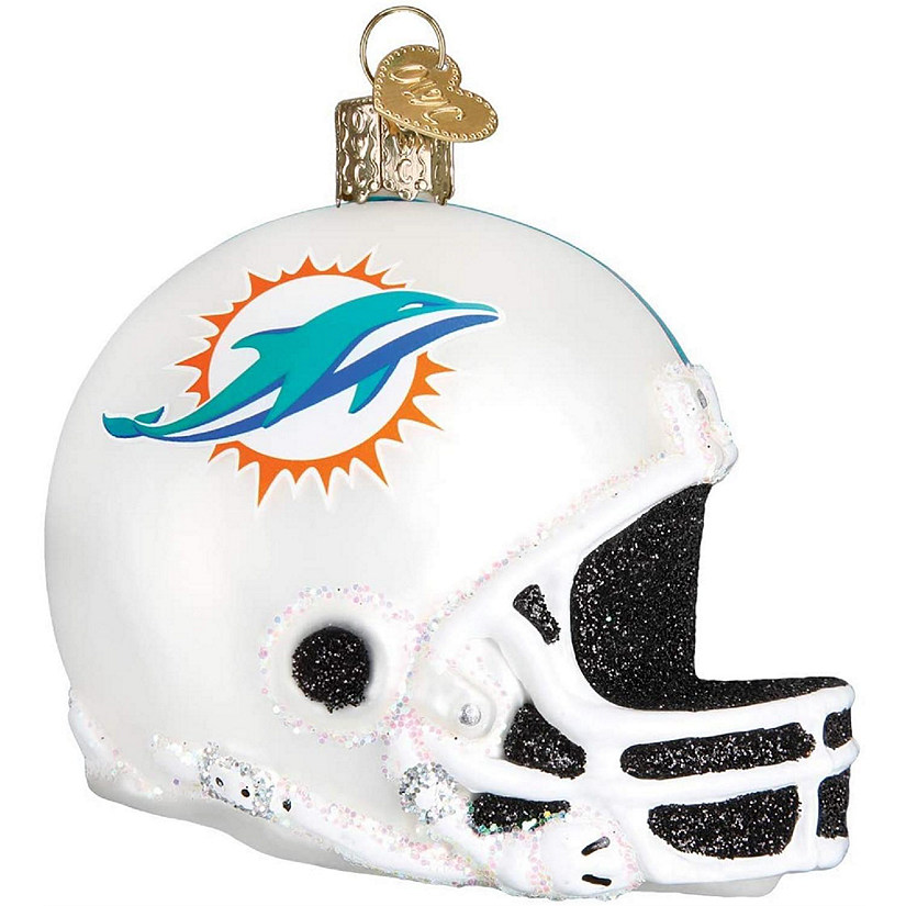 Old World Christmas Miami Dolphins Helmet Ornament For Christmas Tree Image