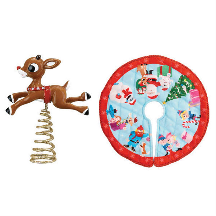 Rudolph The Red Nosed Reindeer Tree Skirt 