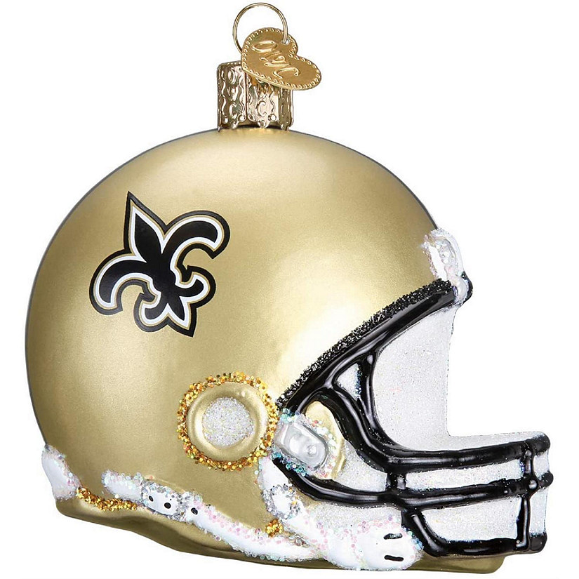 Old World Christmas New Orleans Saints Helmet Ornament For