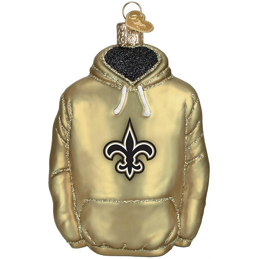 Old World Christmas New Orleans Saints Hoodie Ornament For Christmas Tree Image