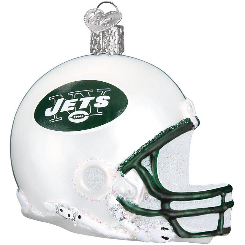 New York Jets NFL Blown Glass Truck Ornament