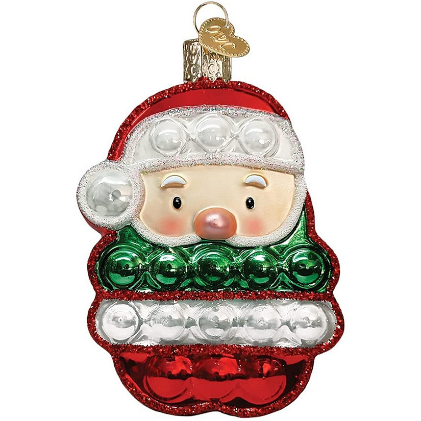Old World Christmas Ornaments Santa Popper Glass Blown Ornaments for Christmas Tree Image