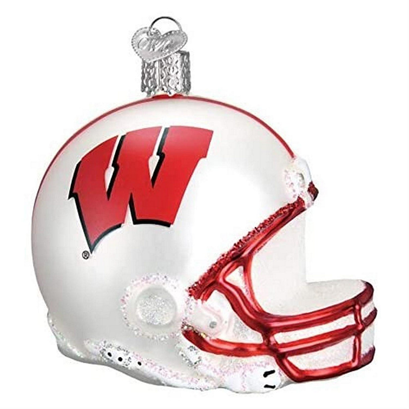 Old World Christmas Ornaments University of Wisconsin Badgers Glass Blown Ornaments for Christmas Tree Image