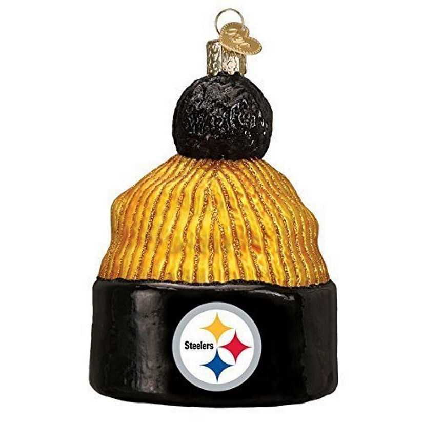 Old World Christmas Pittsburgh Steelers Beanie Ornament For Christmas Tree Image
