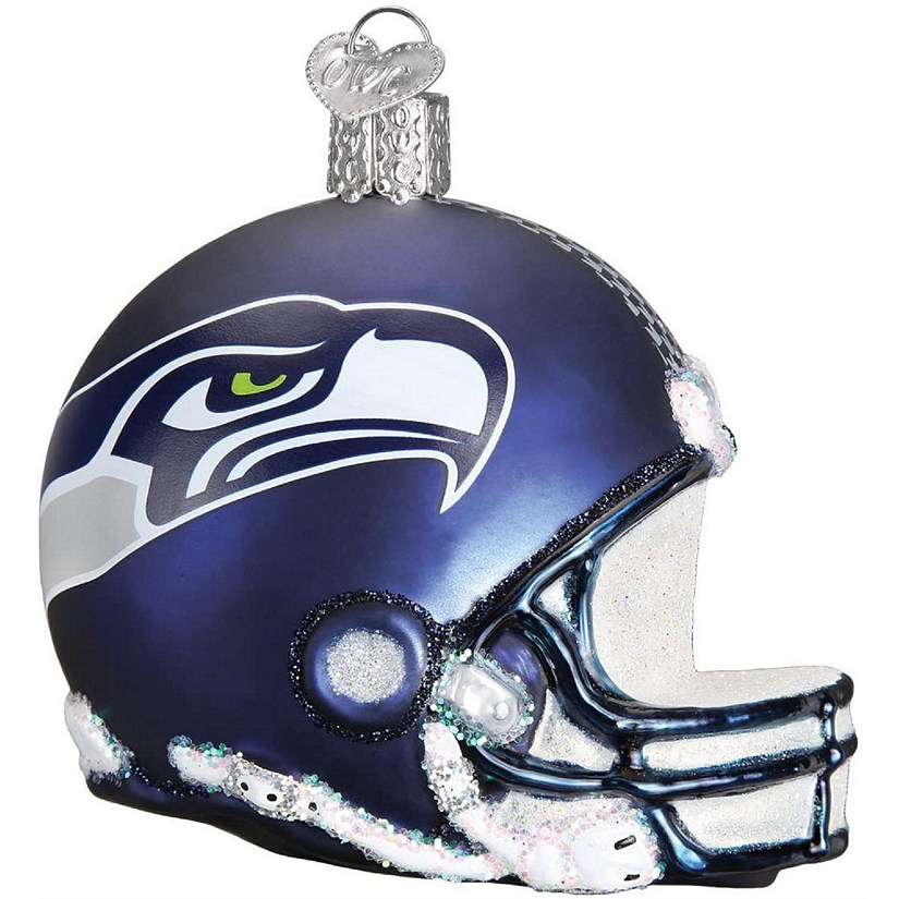 Old World Christmas Seattle Seahawks Helmet Ornament For Christmas