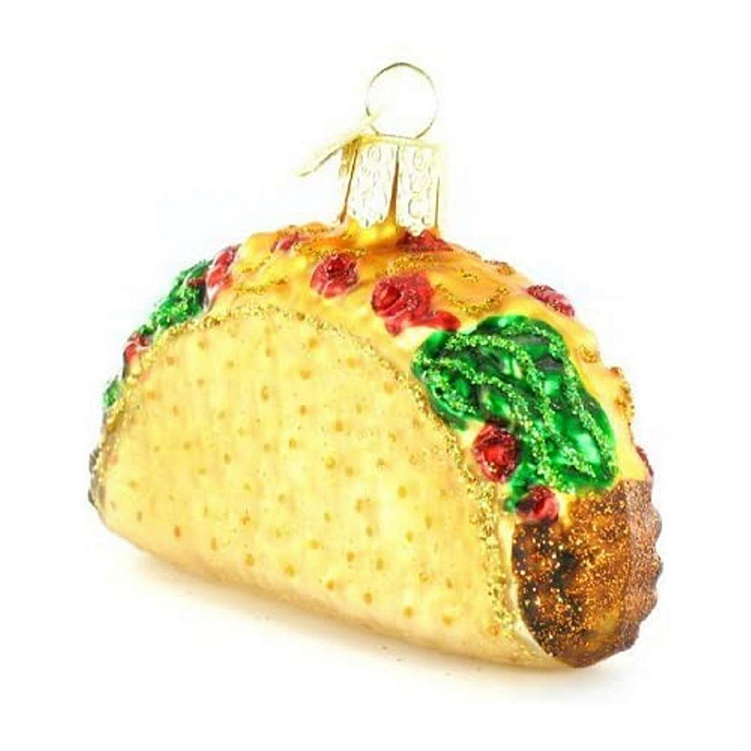 Old World Christmas Taco Glass Blown Ornament Image