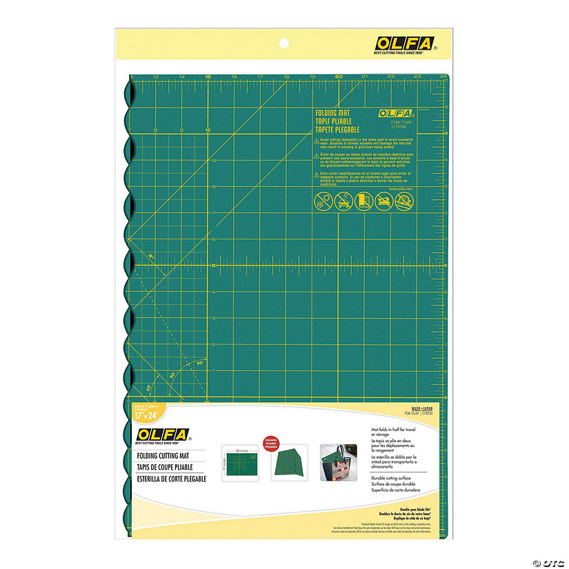 OLFA Folding Cutting Mat 17"X24" Oriental Trading