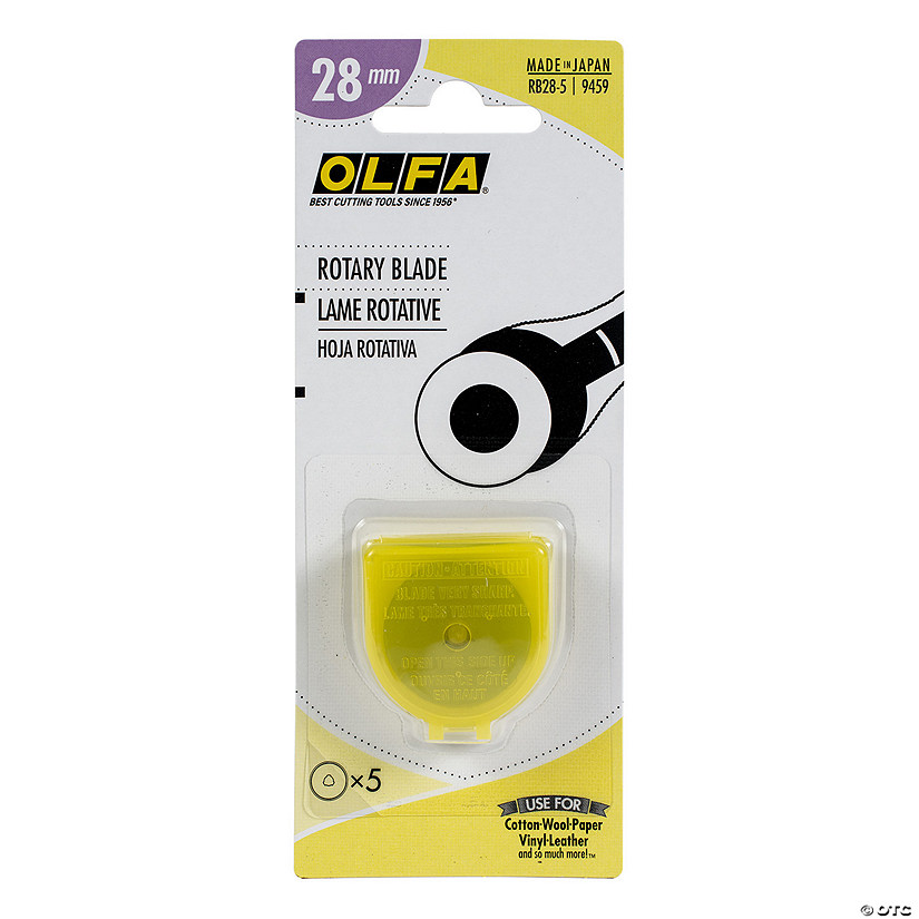 OLFA Rotary Blade Refill 28mm 5/Pkg Image
