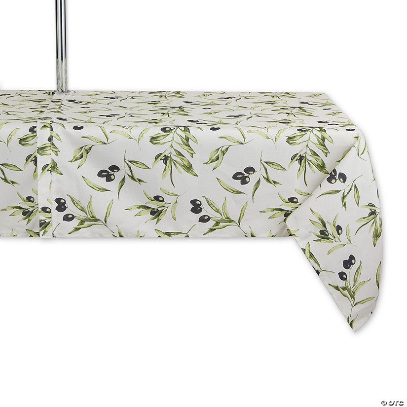 Olives Print Outdoor Tablecloth With Zipper, 60X120 Image