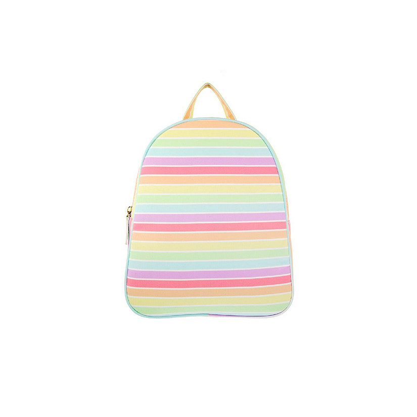 White rainbow backpack#luxurybag #baglover👜💼👛💖 #lv