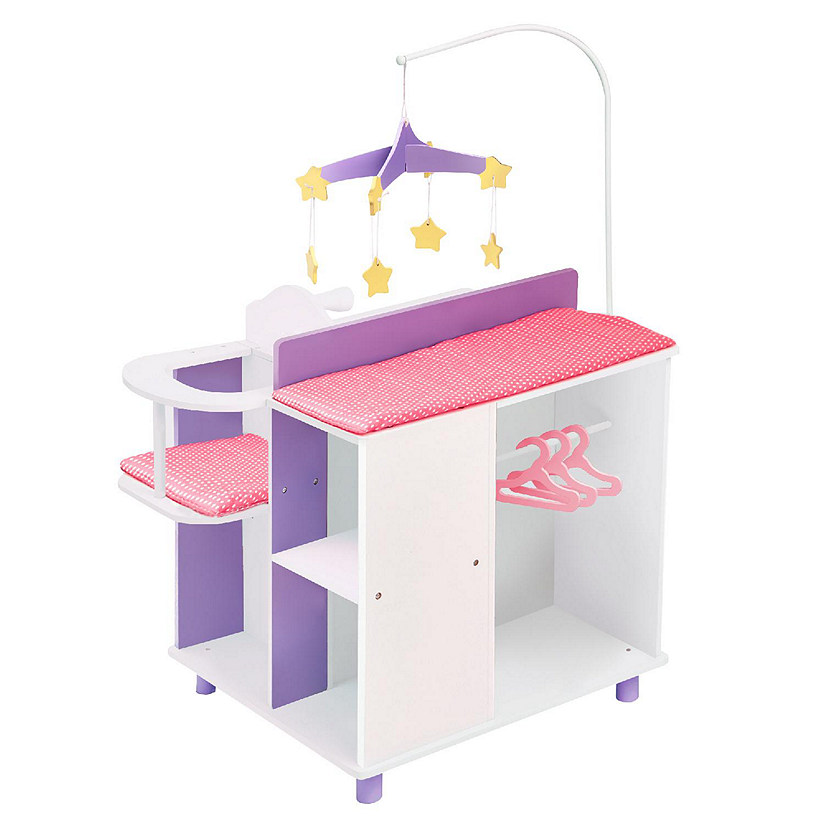 Olivia's Little World - Little Princess Baby Doll Changing Station with Storage Image
