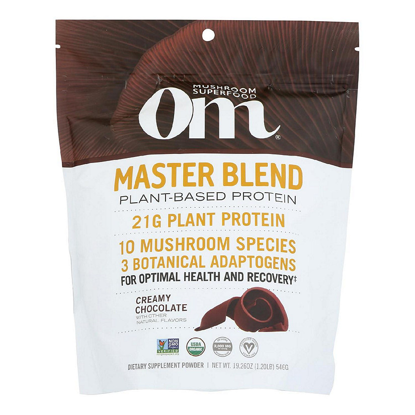 Om - Protein Powder Chocolate - 1 Each-19.26 OZ Image