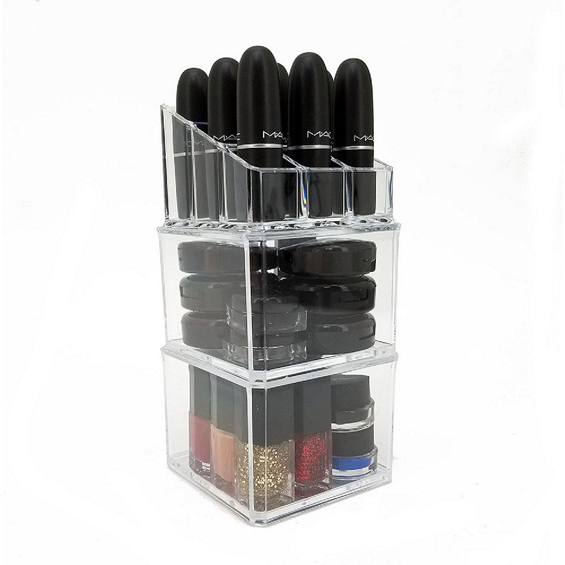 OnDisplay Harley 3 Tier Stacking Cosmetic/Jewelry Organizer Trays Image
