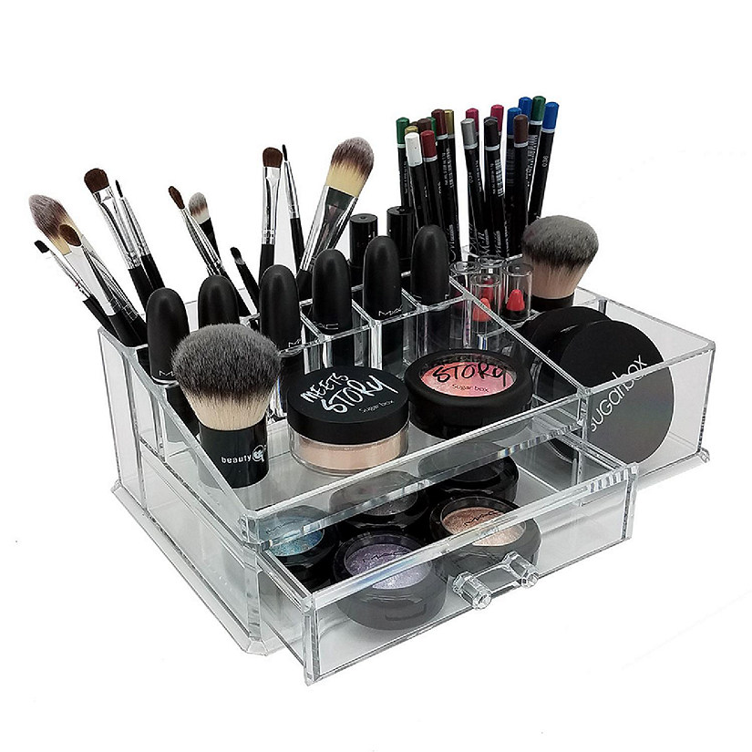 OnDisplay Vivian Deluxe Acrylic Cosmetic/Jewelry Organization Tray Image