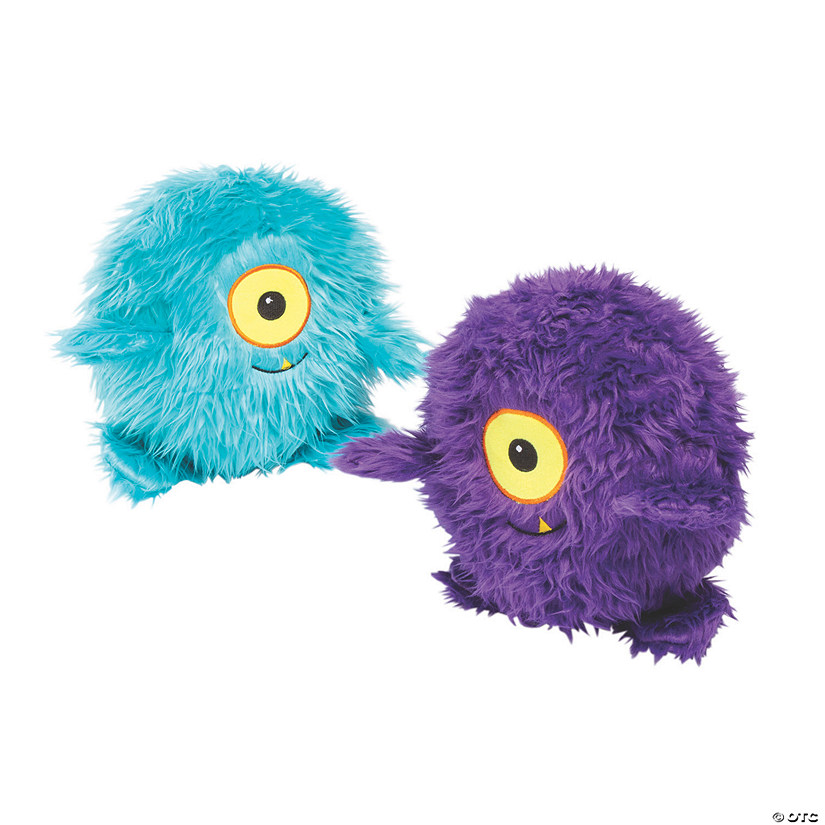 One-Eyed Fuzzy Stuffed Monster Image