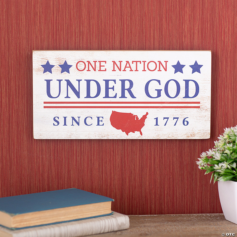 One Nation Under God Sign Image