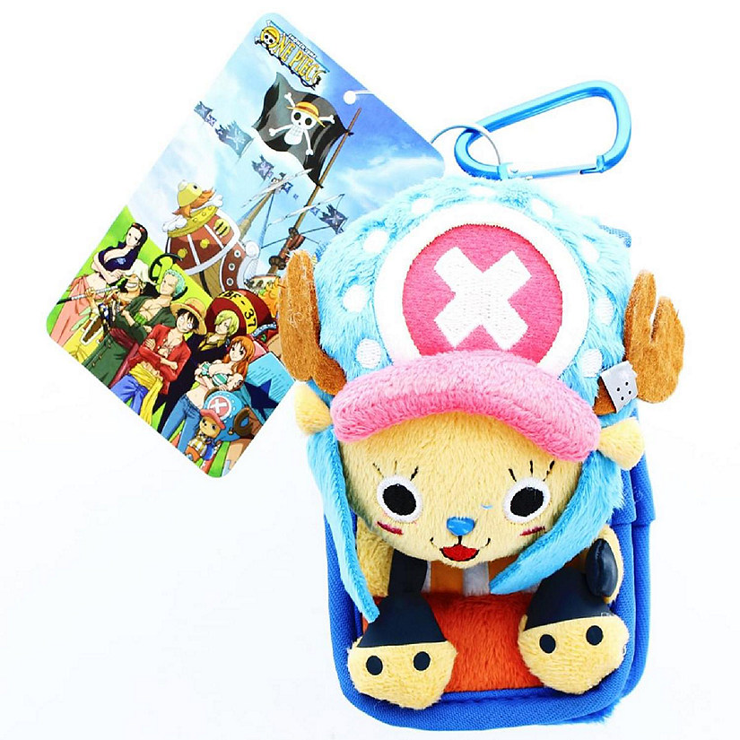 One Piece Plush Phone Case Chopper (Kyun Version, Open Mouth) Image