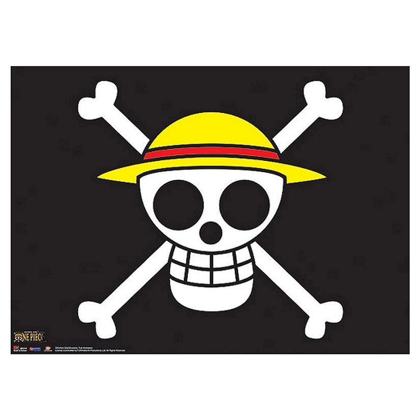 One Piece The Straw Hat Pirates Flag Wall Scroll Image