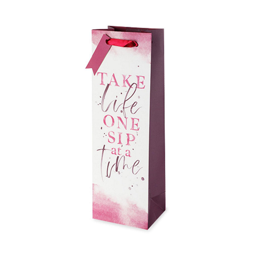 One Sip At A Time Single-bottle Wine Bag Image