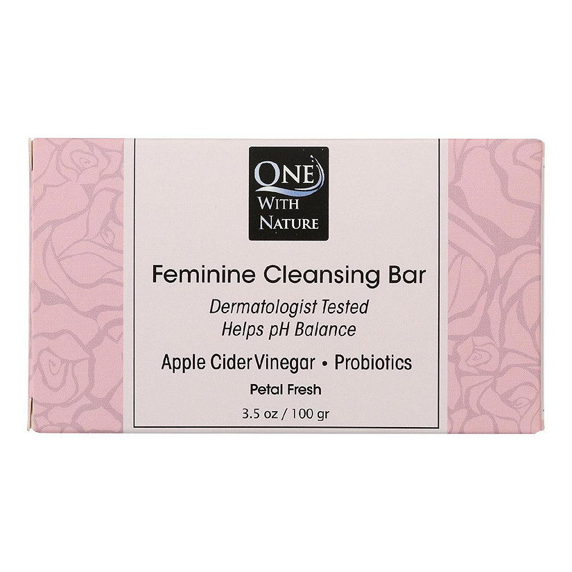 One With Nature - Soap Feminine Petal Fresh - Case of 3-3.5 OZ Image