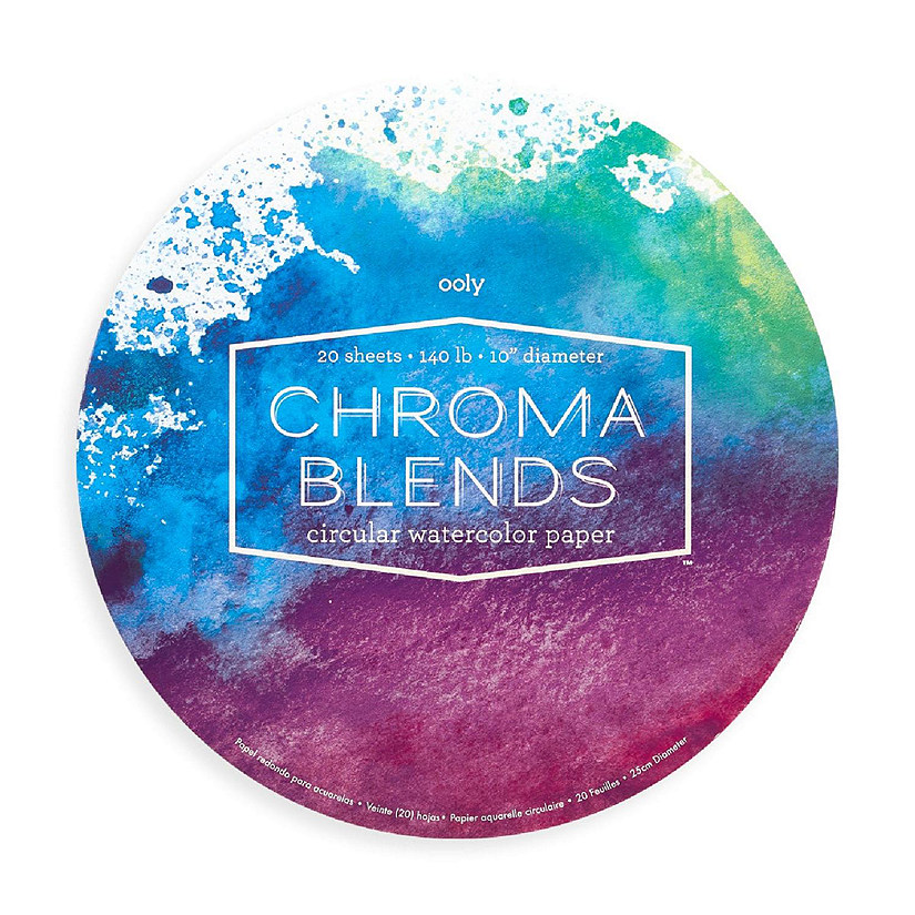 OOLY Chroma Blends Circular Watercolor Paper Pad Image