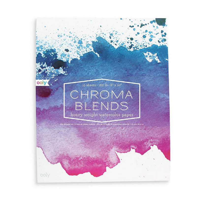 OOLY Chroma Blends Heavy Weight Watercolor Paper Pad Image