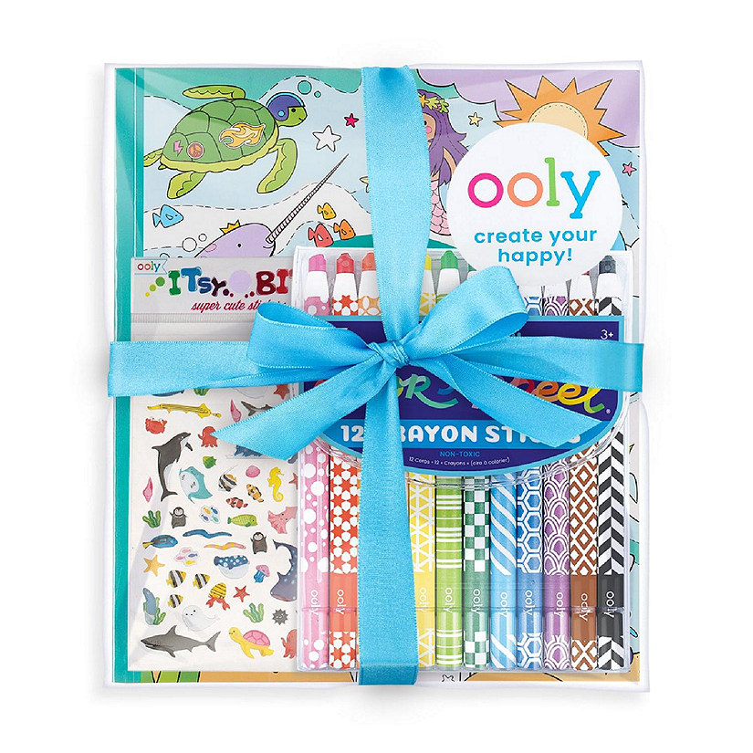 OOLY Giftables - Outrageous Ocean Appeel Coloring Pack Image