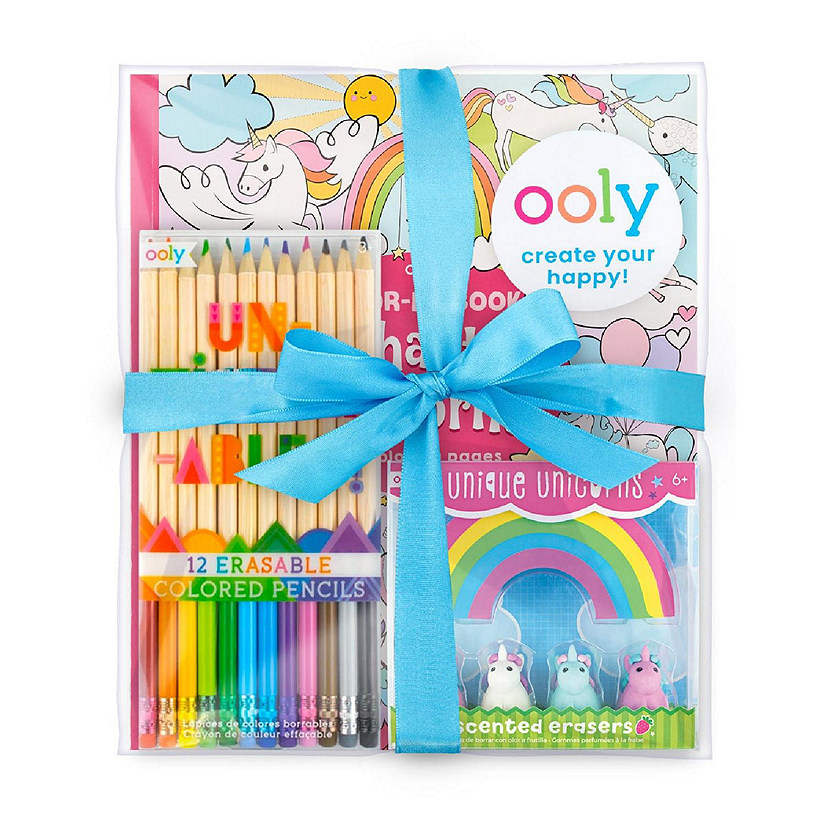 OOLY Giftables - Unique Unicorn Erasable Coloring Pack Image
