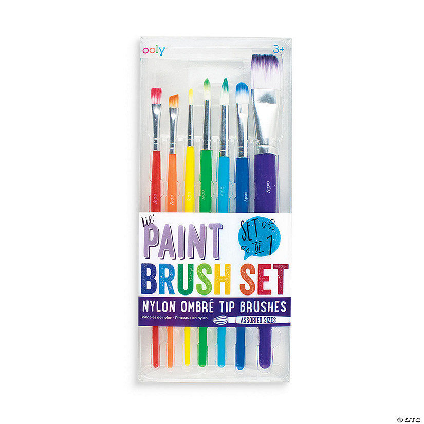 Ooly Lil' Paint Brush Set Of 7 Image