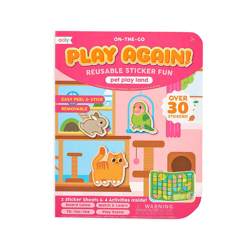 OOLY Play Again! Mini On-The-Go Activity Kit : Pet Play Land Image