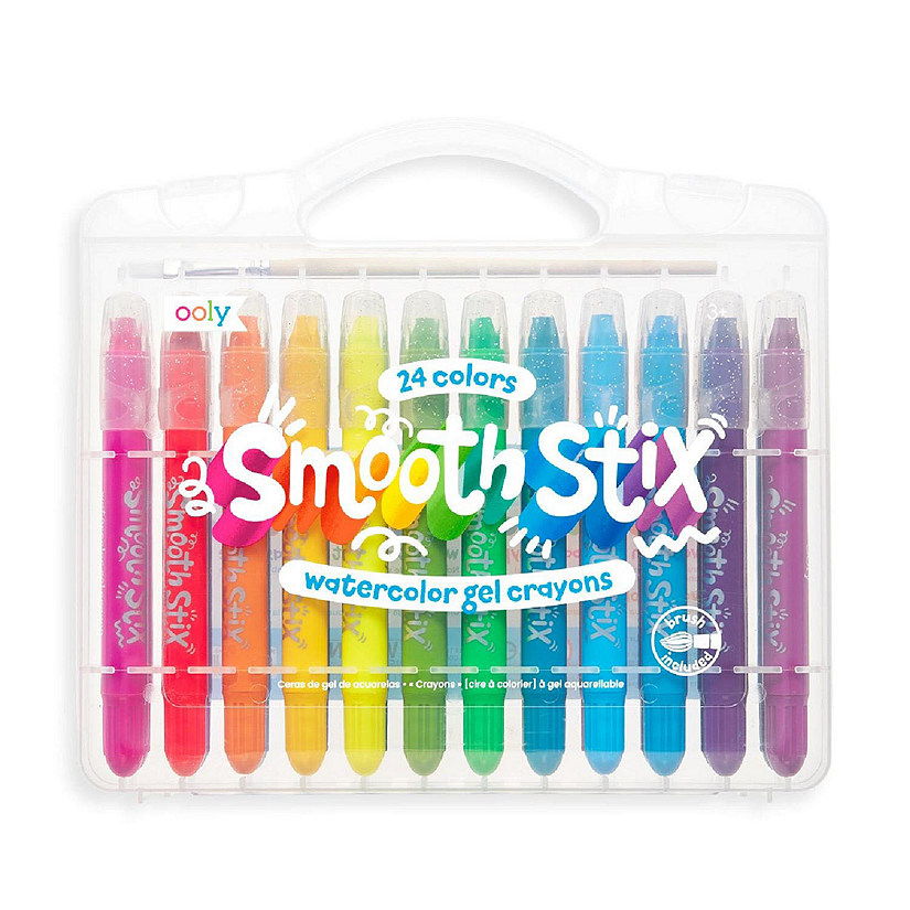 OOLY Smooth Stix Watercolor Gel Crayons 25 PC Set Oriental Trading