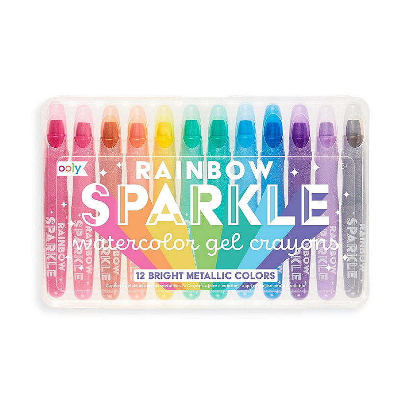 OOLY Sparkle Watercolor Gel Crayons - Set of 12 Image