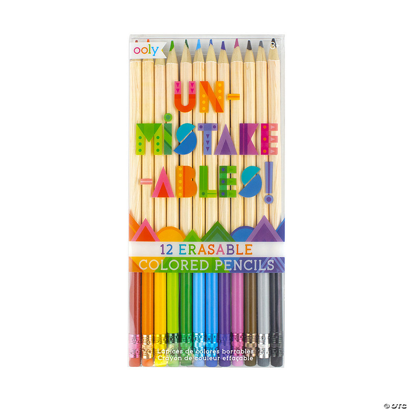 Ooly Unmistakeables Erasable Colored Pencils Image