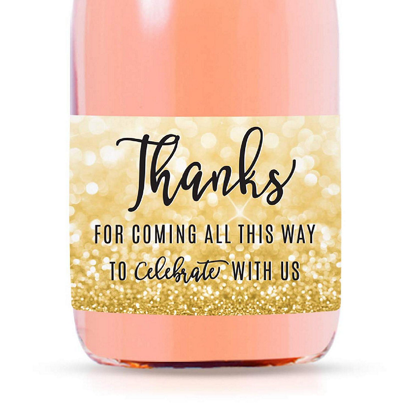 OOT Thanks Gold Glitter 20pk Image
