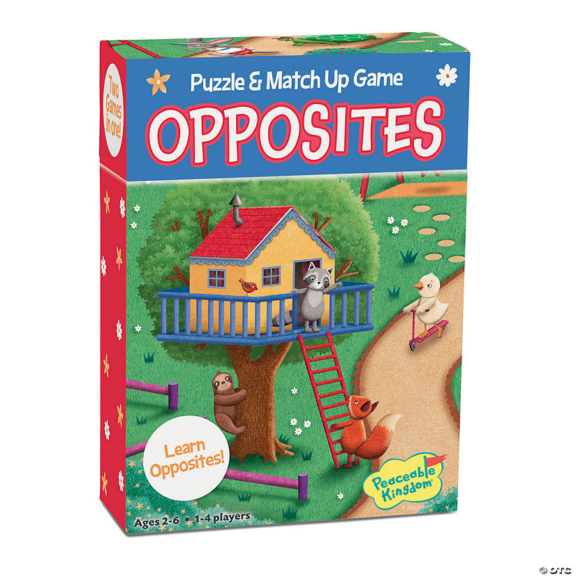 Opposites Match Up Game & Puzzle Image