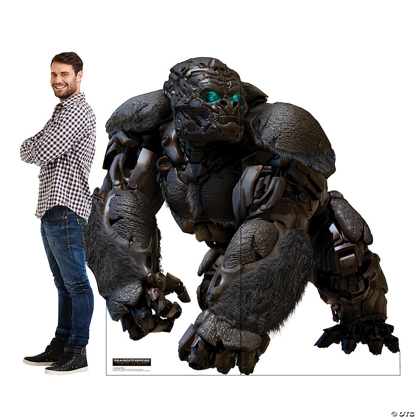 Optimus Primal Transformers Rise of the Beasts Life-Size Cardboard Cutout Stand-Up Image