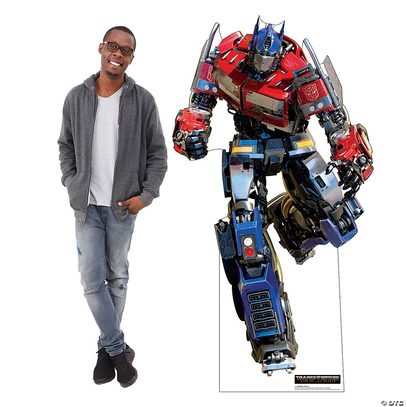 Optimus Prime Transformers Rise of the Beasts Life-Size Cardboard Cutout Stand-Up Image