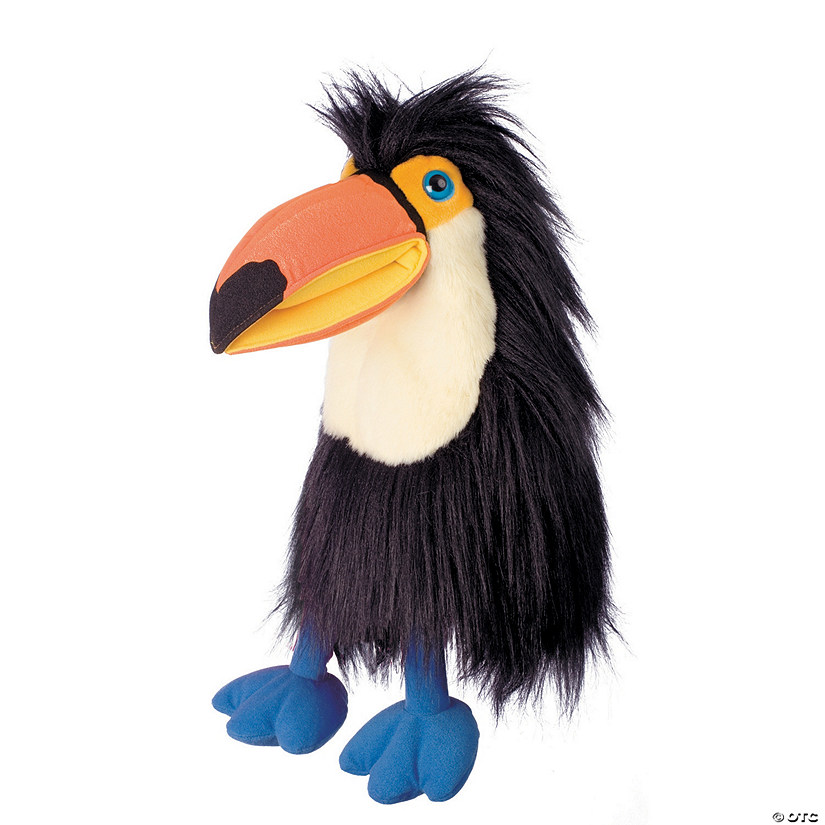 Orange Billed Toucan Large Bird Plush Puppet Image