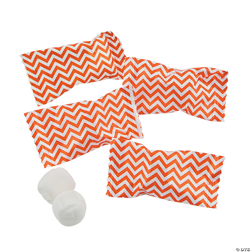 Orange Chevron Buttermints - 108 Pc. Image