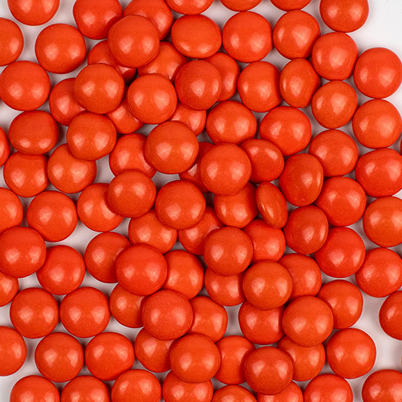 Orange Chocolate Gems 9lb Case - 4,500ct Image