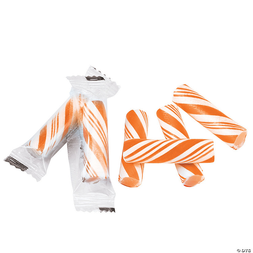 Orange Mini Hard Candy Sticks