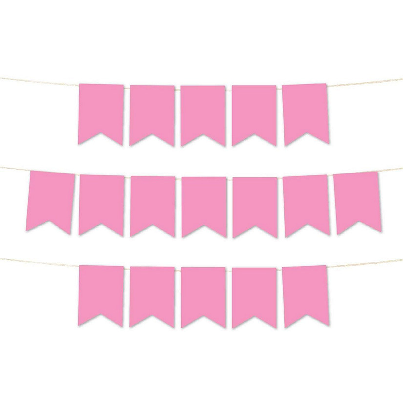Orange Pennant Banner - 4 x 5.5 Inch Image