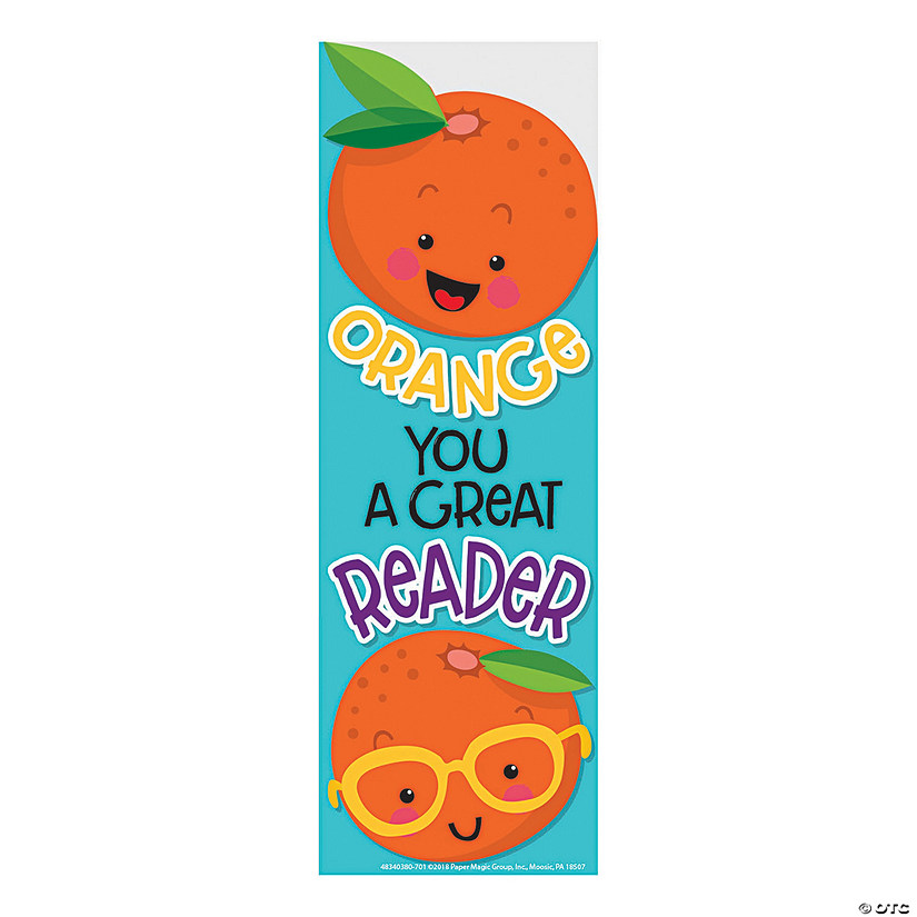 Orange-Scented Bookmarks - 24 Pc.