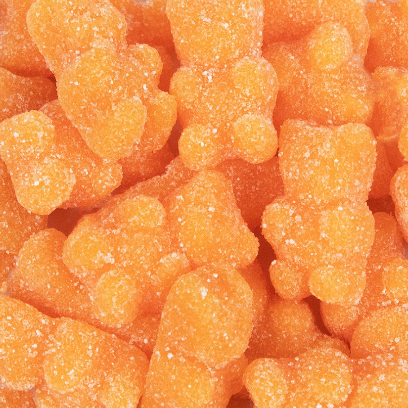 Orange Sugared Gummy Bears 14oz Bag - 78ct Image