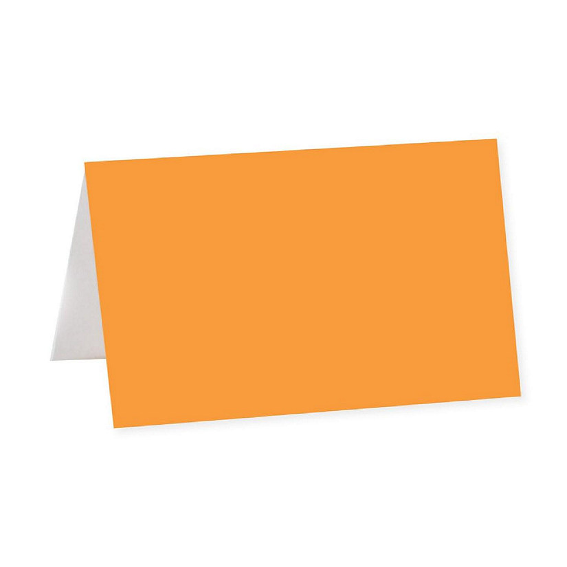 Orange Table Tent Place Cards 20-Pack Image