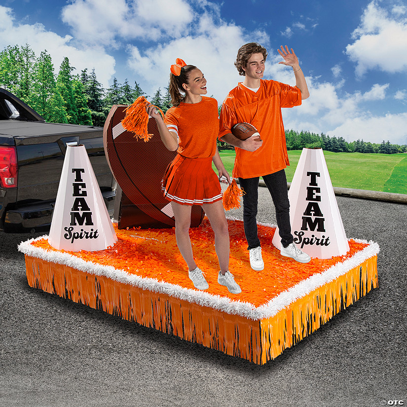 Orange Team Spirit Parade Float Decorating Kit - 11 Pc. Image